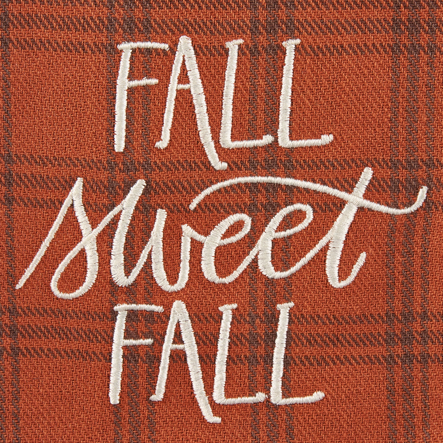 "Fall Sweet Fall" - Plaid Kitchen towel
