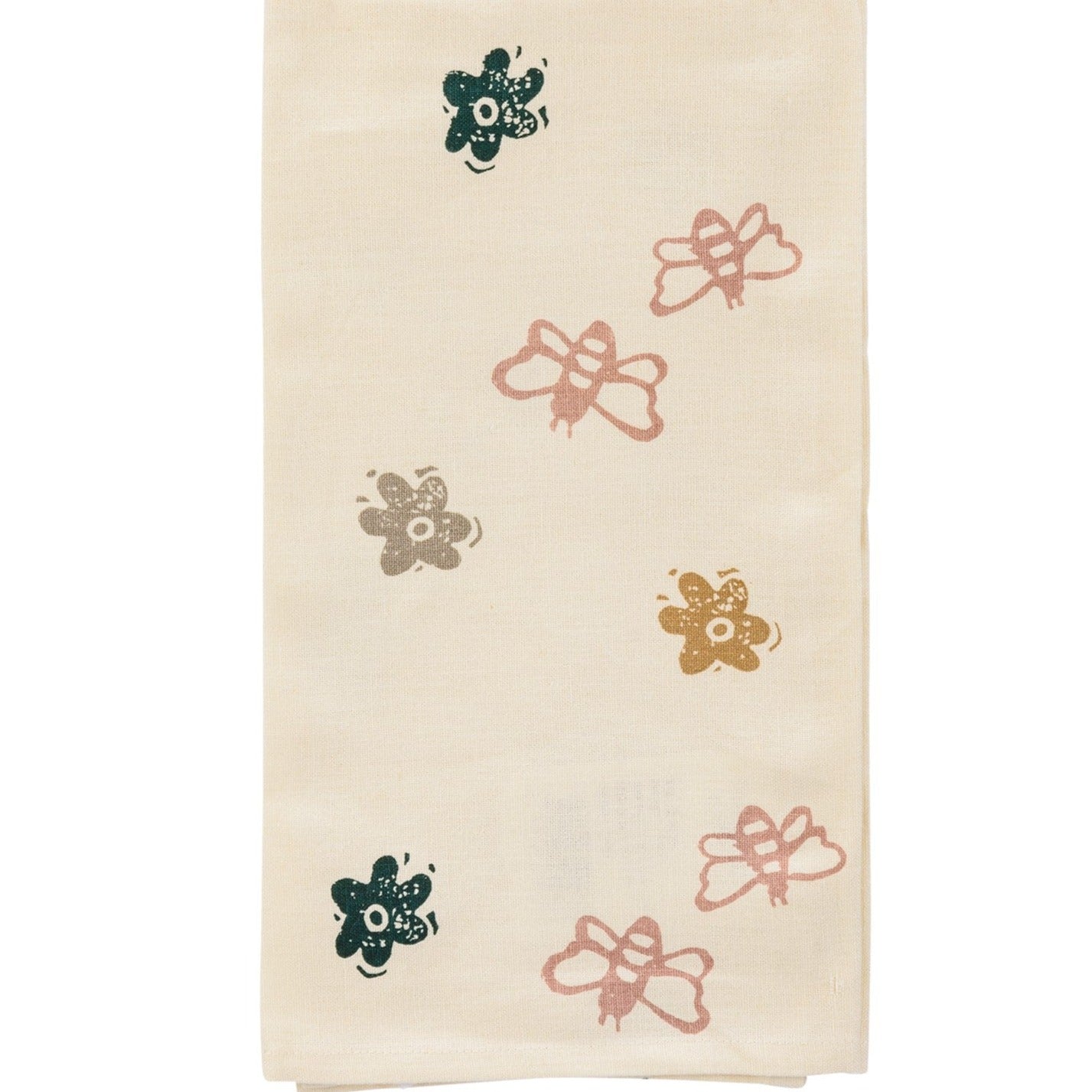 Beehive Design Kitchen Towel - "Honey I'm Home"