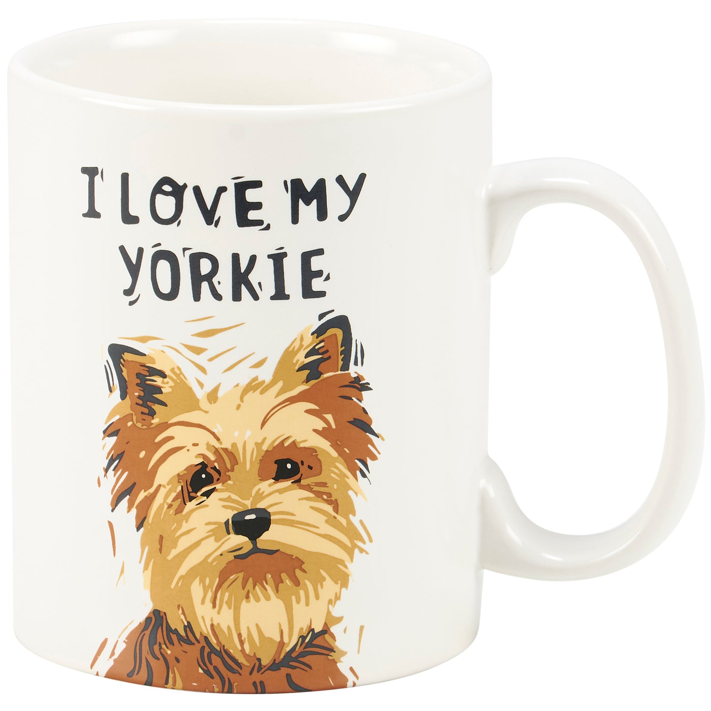 I Love My Yorkie Stoneware Mug โ 20 oz