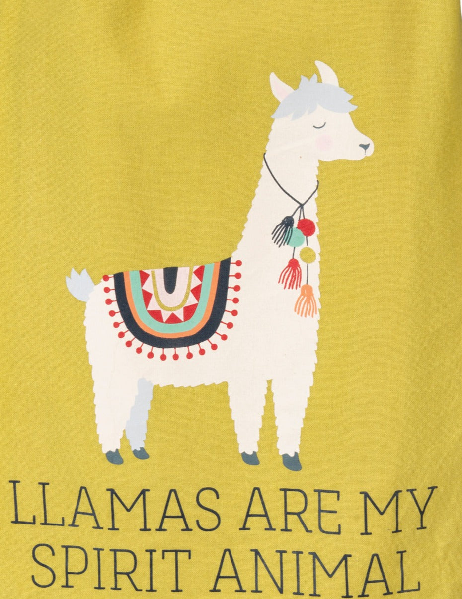 "Llamas Are My Spirit Animal" - Llama themed Kitchen Towel