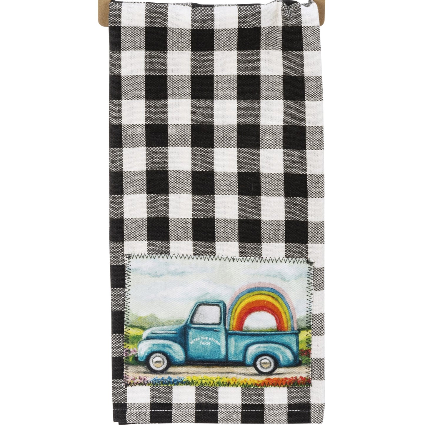 "Raimbow after the storm" - Farm Kitchen Towel