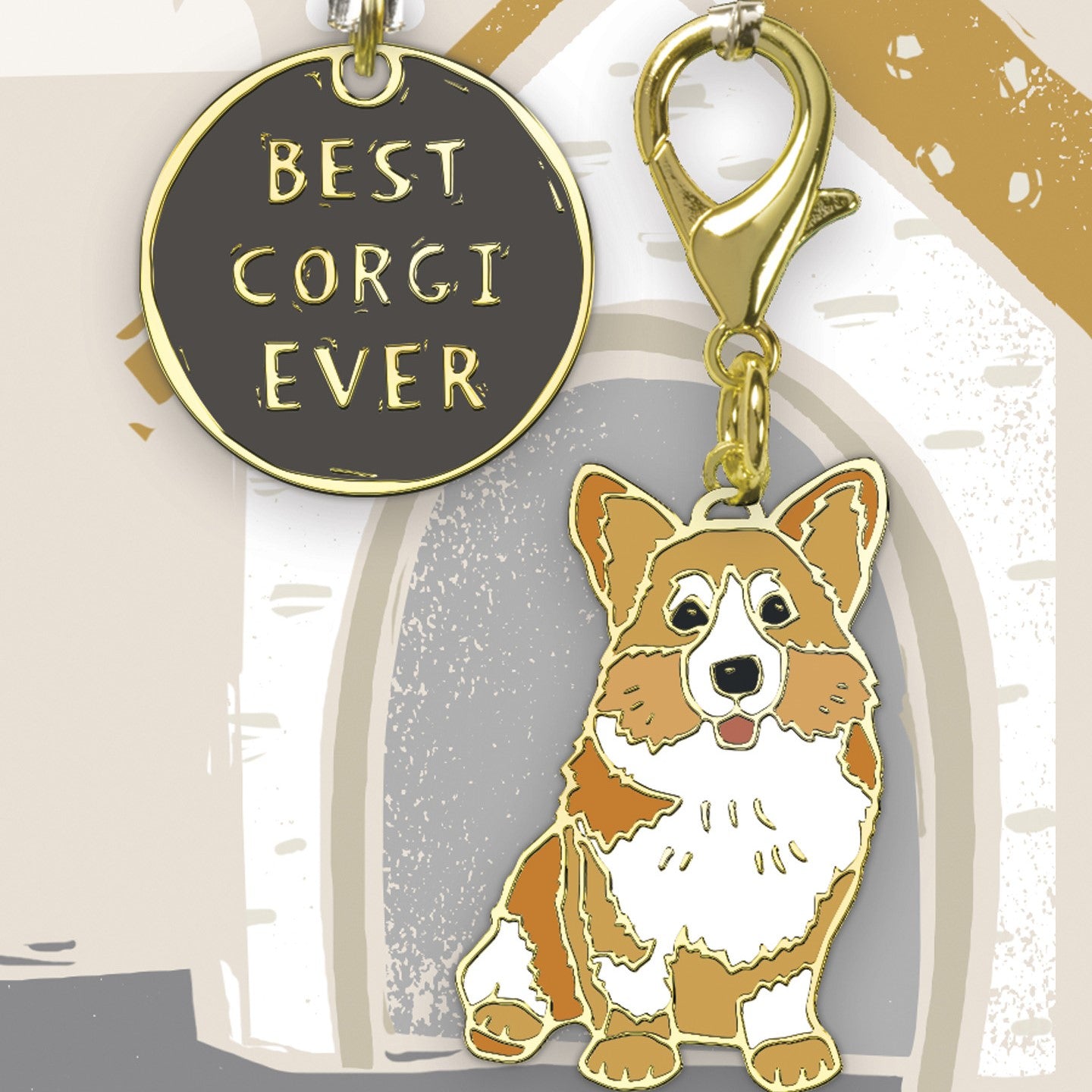 Best Corgi Ever - Chatm Set