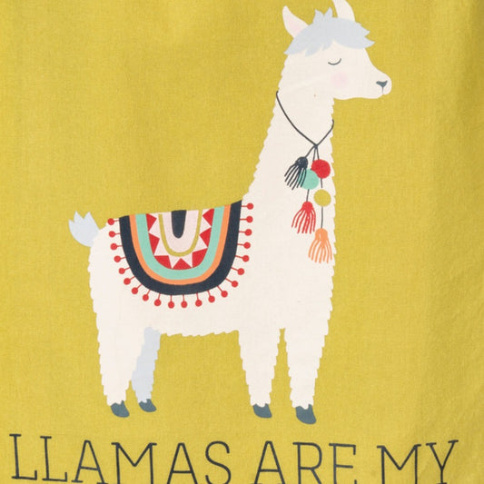 "Llamas Are My Spirit Animal" - Llama themed Kitchen Towel