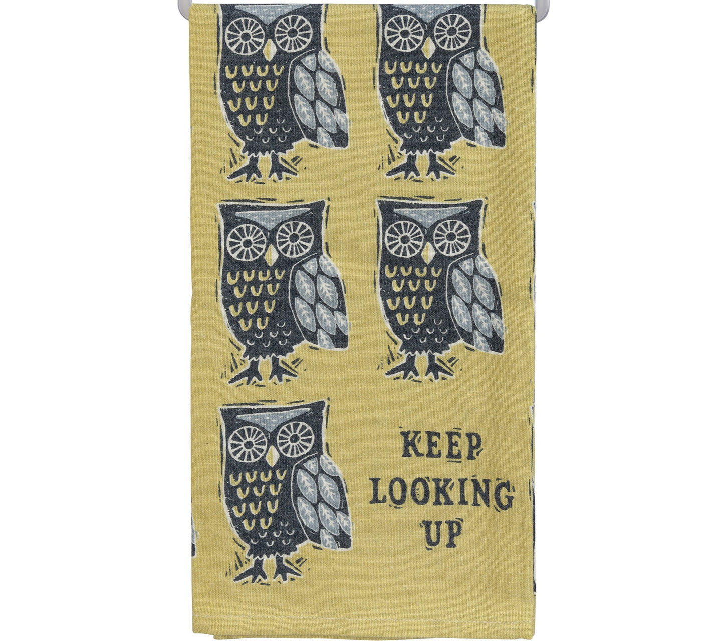 Owl "Keep Looking Up"  -  Kitchen Towel