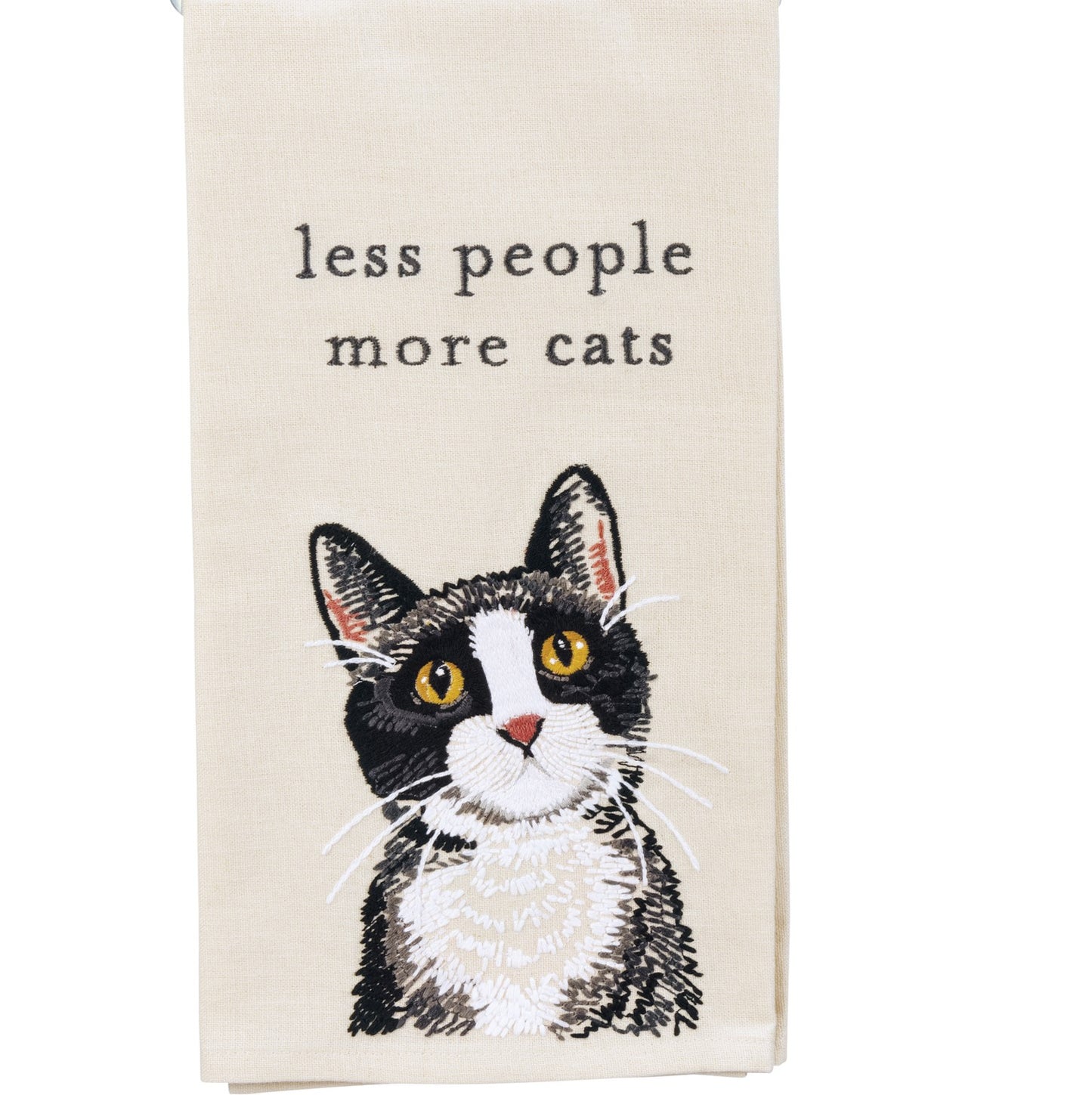 "Less People More Cats" - Cat themed Kitchen Towel