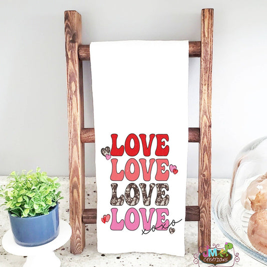 "Love Love Love Love" Kitchen Towel